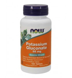Potassium Gluconate 99 mg 100 tab NOW